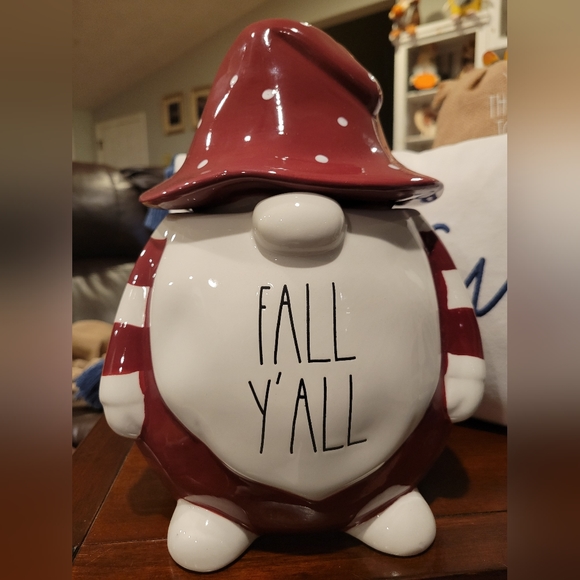 Rae Dunn Kitchen Rae Dunn Fall Yall Gnome Canister Cookie Jar New Poshmark